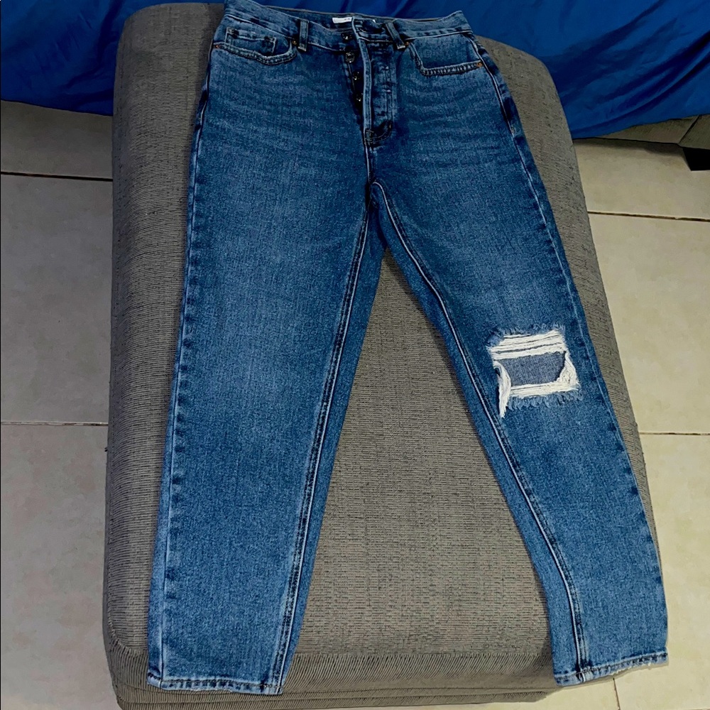 PacSun Blue Ripped Skinny Jeans